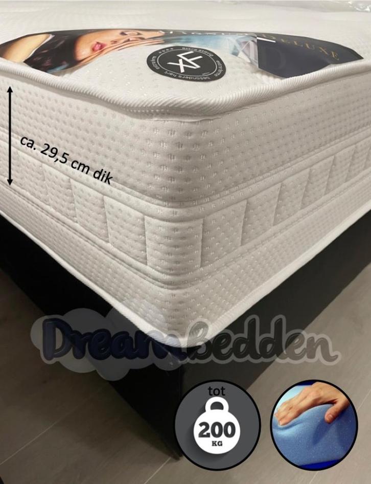 Matras Magnum DeLuxe HR60 Koudschuim tot 200KG Draagkracht!, Huis en Inrichting, Slaapkamer | Matrassen en Bedbodems, Nieuw, Matras