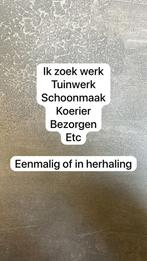 Ik zoek werk, werkzoekende, baan sollicitant, klus klusjes, 33 - 40 uur, Overige vormen