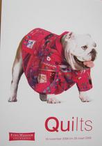 poster van de tentoonstelling quilts - Fries Museum - 2008, Ophalen of Verzenden, 1980 tot heden, Ongelopen, Overige thema's