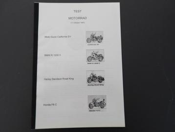 Vergelijksingstest Moto Guzzi California EV met concurrentie beschikbaar voor biedingen