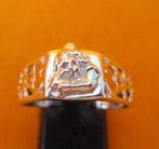 Zilveren Krishna ring Ø 20,6 mm, Verzamelen, Verzenden, Nieuw, Sieraad, Hindoeïsme