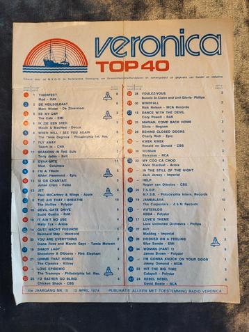 Veronica Top 40 - 13 April 1974 beschikbaar voor biedingen