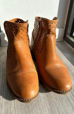 Leather ankle boots brown (EU38) / Leren enkellaarsjes bruin, Bruin, Lage of Enkellaarzen, Ophalen of Verzenden, Onbekend