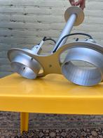 Vintage Plafondspot - 2 Spots - Metaal/Aluminium, Gebruikt, Metaal of Aluminium, Ophalen of Verzenden, Led