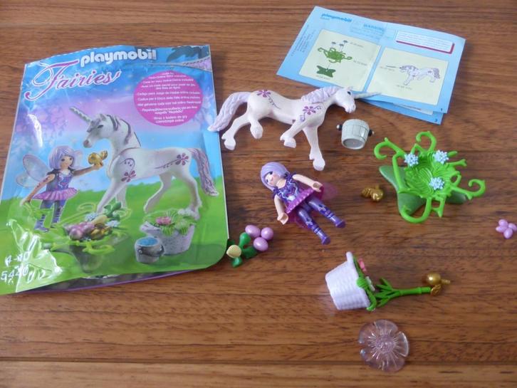 Banketfee met Eenhoorn Ochtenddauw, Kinderen en Baby's, Speelgoed | Playmobil, Gebruikt, Complete set, Ophalen of Verzenden