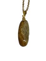 Handgemaakte Fossiel Koraal Ketting, Bruin, Nieuw, Ophalen of Verzenden, Steen of Mineraal