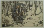 Edzard Koning (1869-1954) houtsprokkelaarster, Antiek en Kunst, Ophalen of Verzenden