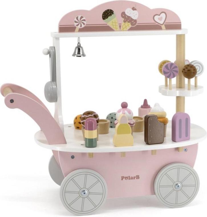 PolarB - houten ijskraam - houten speelgoed, Kinderen en Baby's, Speelgoed | Houten speelgoed, Nieuw, Ophalen of Verzenden