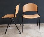 14 stuks Dutch Design vintage schoolstoelen hout zwart, Huis en Inrichting, Stoelen, Vijf, Zes of meer stoelen, Ophalen of Verzenden
