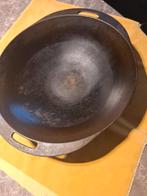 Wok gietijzer, Ophalen, Gebruikt