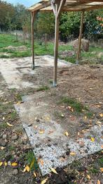 Grindtegels 60x40 gratis, Tuin en Terras, Tegels en Klinkers, Ophalen, Zo goed als nieuw, Beton, Terrastegels