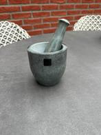 Vijzel en Stamper - Graniet - Return Sender - 9,5 cm hoog, Ophalen of Verzenden, Gebruikt