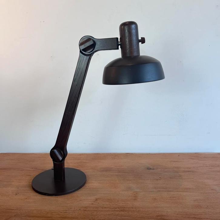 Bureaulamp 70’s temde Leuchten vintage, Huis en Inrichting, Lampen | Tafellampen, Zo goed als nieuw, Minder dan 50 cm, Ophalen of Verzenden