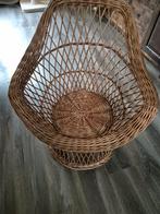 Vintage Rotan Stoel, Gebruikt, Bruin, Vintage, Riet of Rotan