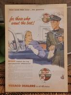 Texaco Ansichtkaart - Sky Chief Gasoline, Verzamelen, Ophalen of Verzenden