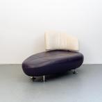 Prachtige Leolux Kikko chaise longue paars/wit