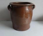 Pekelpot, inlegpot, inmaakpot, keramiek bruin, antiek, Antiek en Kunst, Antiek | Keramiek en Aardewerk, Ophalen of Verzenden