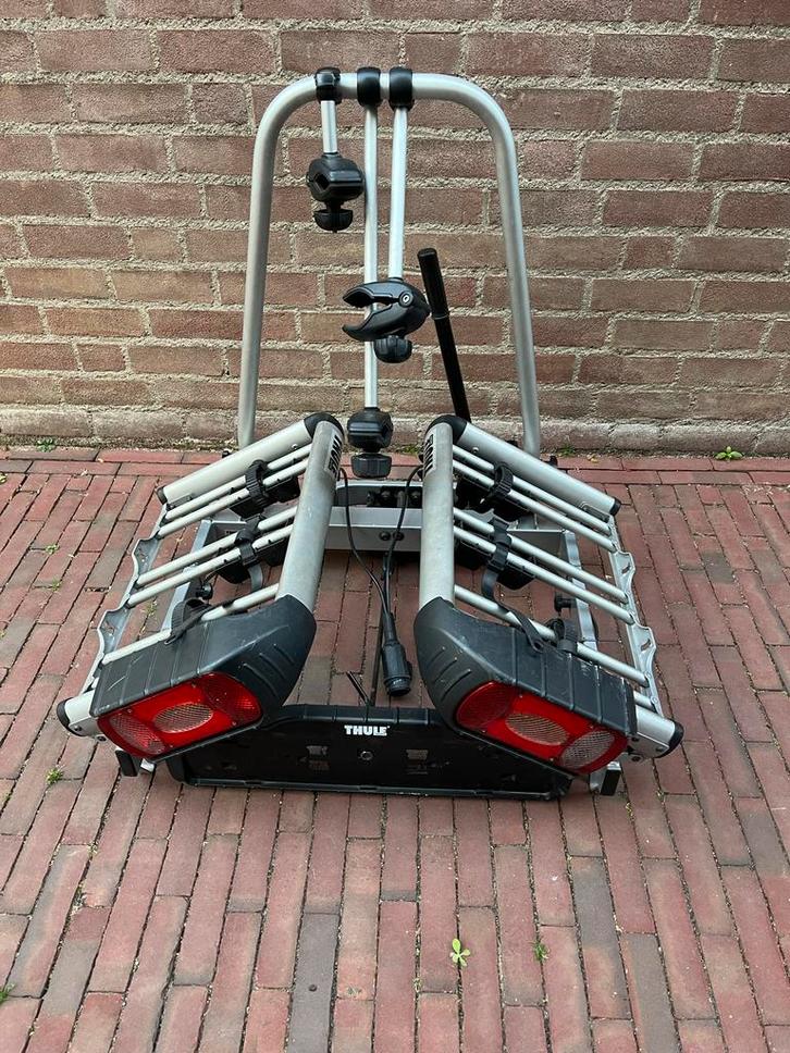 Thule Fietsdrager 3 fietsen, E-bike geschikt, Auto diversen, Fietsendragers, Gebruikt, Trekhaakdrager, 3 fietsen of meer, Brede banden
