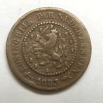 Halve cent 1883. Fr+., Ophalen of Verzenden, Koning Willem III, Overige waardes, Losse munt