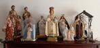 Vintage oude antieke heiligenbeelden Jezus Maria Theresia, Antiek en Kunst, Ophalen of Verzenden