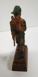 1691) Leuk houtsnijwerk hand beschilderd uit 1970, Antiek en Kunst, Kunst | Designobjecten, Ophalen of Verzenden