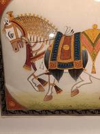 Schilderij op zijde Paard in gallop, Ophalen