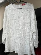 Witte en zwarte dot blouse, Kleding | Dames, Blouses en Tunieken, Maat 38/40 (M), Wit, Ophalen of Verzenden, Zo goed als nieuw