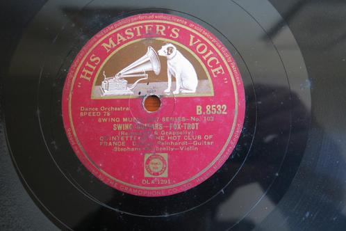 Django Reinhardt Swing Guitars 78 toeren  zigeunermuziek, Cd's en Dvd's, Vinyl | Jazz en Blues, Gebruikt, Jazz en Blues, 1940 tot 1960