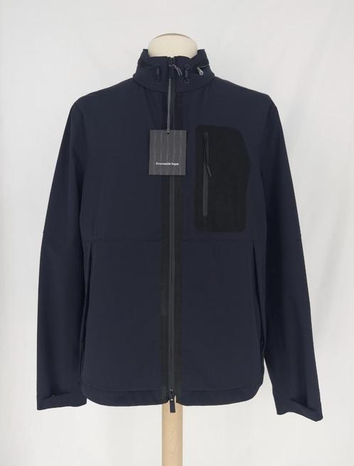NIEUW Ermenegildo Zegna Nylon Stretch Full-Zip Jack €2390, Kleding | Heren, Jassen | Zomer, Nieuw, Maat 52/54 (L), Blauw, Ophalen of Verzenden