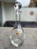 Karaf Italiaans kristal 30 cm, Ophalen of Verzenden, Zo goed als nieuw, Kristal, Glas of Glazen