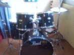 drumstel Pearl met handgemaakte bekkens van het merk Aegan, Muziek en Instrumenten, Ophalen, Gebruikt, Pearl