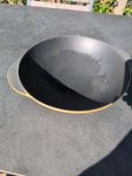 giet ijzeren wok, Huis en Inrichting, Ophalen, Gebruikt, Gietijzer, Wok