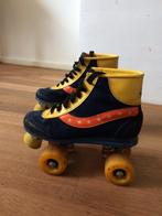 Vintage Bart Schmidt Rolschaatsen blauw geel maat 33/34 1988, Kinderen en Baby's, Gebruikt, Ophalen of Verzenden, Kinderen