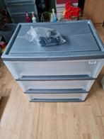 Plastic 3 laden kastje met wieltjes, Ophalen, Minder dan 50 cm, Zo goed als nieuw, Minder dan 100 cm