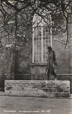 STAD GRONINGEN Verzetsmonument 40-45, Verzamelen, Ansichtkaarten | Nederland, Verzenden, 1940 tot 1960, Gelopen, Groningen