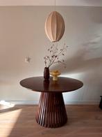 Ronde tafel - Acaciahout  - Wehkamp 2022 - Opknapper, Ophalen, Gebruikt, 100 tot 150 cm, Rond