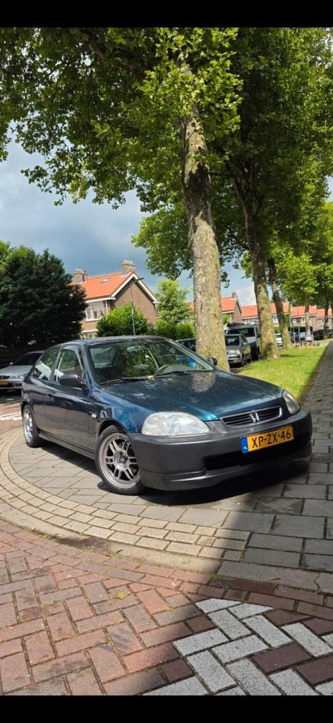 Honda Civic 1.5 I Vtec-e 1999 Groen, Auto's, Honda, Particulier, Civic, Benzine, Hatchback, Handgeschakeld, Origineel Nederlands