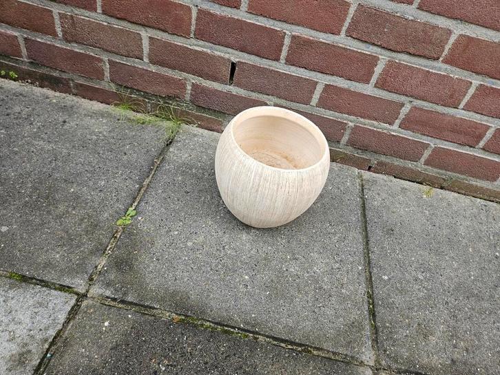 Mooie plantenpot voor binnen/buiten, Tuin en Terras, Bloempotten, Gebruikt, Aardewerk, Binnen, Balkon, Tuin, Minder dan 40 cm