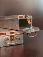 Twee originele bankkluisladen, bank kluis, kluiscassette, kl, Antiek en Kunst, Ophalen of Verzenden