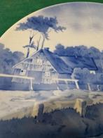 Wandbord delfts blauw boerderij, Ophalen of Verzenden, 'T Olde Gre-j, Info@toldegrej.nl, Endepoelstraat 20f Didam