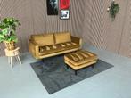 GRATIS LEVERING Velvet Bank + Poef 190x85 REFURBISHED, 150 tot 200 cm, Tweepersoons, 75 tot 100 cm, Ophalen of Verzenden