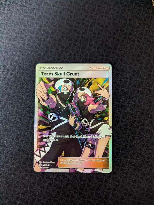 Team Skull Grunt Full Art #149 Pokemon Sun & Moon, Hobby en Vrije tijd, Verzamelkaartspellen | Pokémon, Zo goed als nieuw, Losse kaart