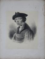 Wilhelmus C. Chimaer van Oudendorp litho "Lucas van Leijde", Antiek en Kunst, Ophalen