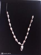 Richmond skull halsketting heren/ dames, Ophalen of Verzenden, Nieuw, Zilver, Overige materialen