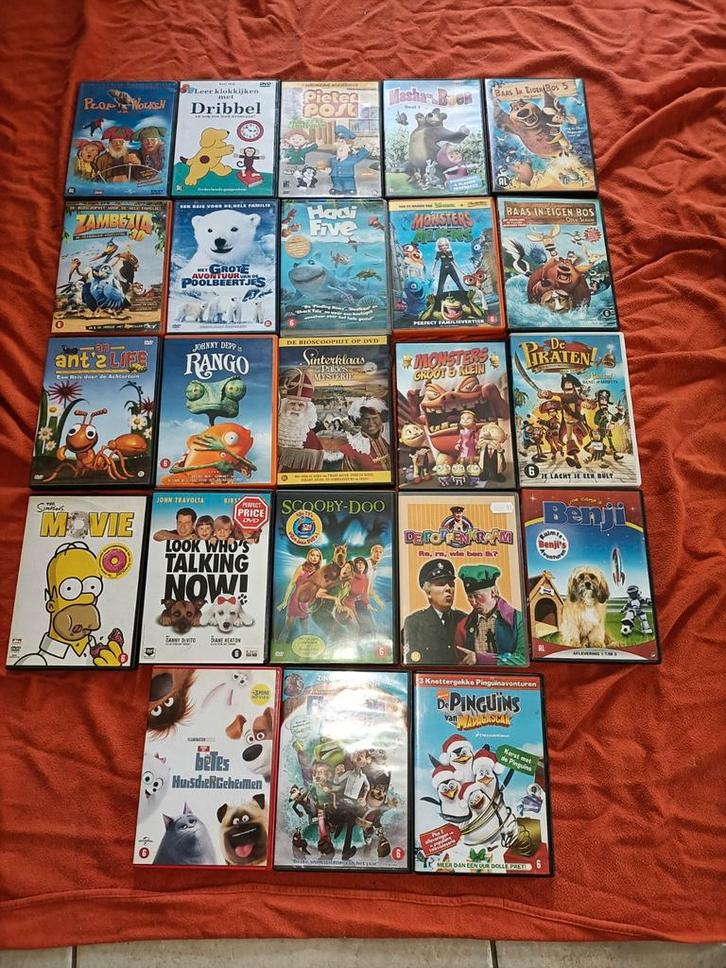 DVD Collectie - 23 kinderfilms, Cd's en Dvd's, Dvd's | Kinderen en Jeugd, Gebruikt, Film, Avontuur, Boxset, Alle leeftijden, Ophalen of Verzenden