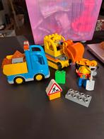 Vrachtwagen en graafmachine van Duplo, Kinderen en Baby's, Speelgoed | Duplo en Lego, Ophalen, Zo goed als nieuw, Duplo