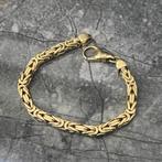 14k gouden armband koningsschakel armband massief, Sieraden, Tassen en Uiterlijk, Armbanden, Ophalen of Verzenden, Zo goed als nieuw