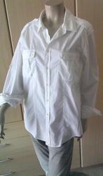 Hugo Boss Orange wit katoenen overhemd XL, Verzenden, Wit, Hugo Boss, Gedragen