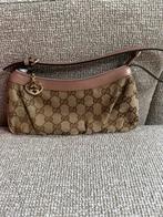 Gucci canvas shoulder bag, Sieraden, Tassen en Uiterlijk, Ophalen of Verzenden, Gebruikt, Beige, Schoudertasje