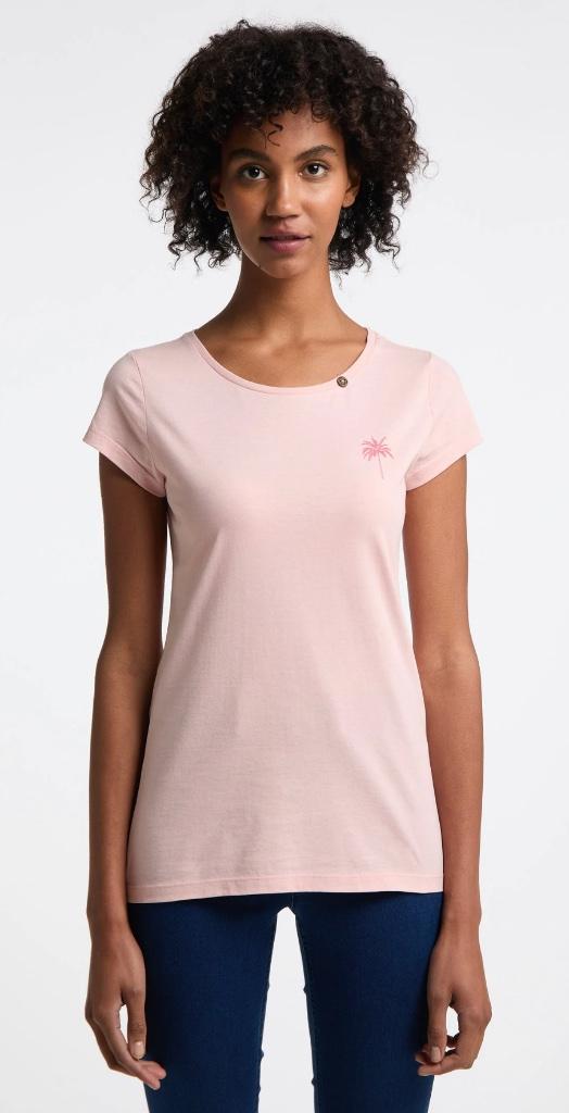 Ragwear vegan top t-shirt korte mouw FLORAH palmboom M-XXL, Kleding | Dames, Tops, Nieuw, Maat 38/40 (M), Roze, Korte mouw, Ophalen of Verzenden